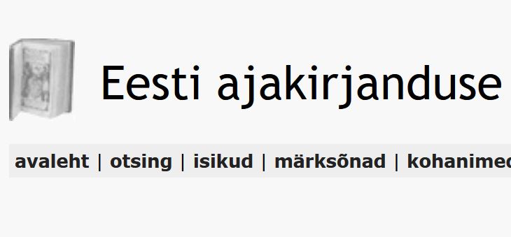 avatud raamat ja tekst eesti ajakirjanduse