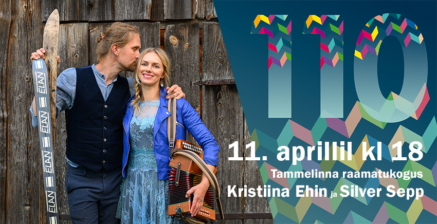 plakat Kristina Ehini ja Silver Sepa luule laulu õhtule