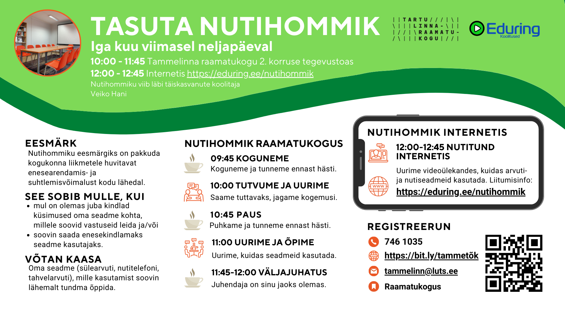 plakat Tammelinna Nutihommikule