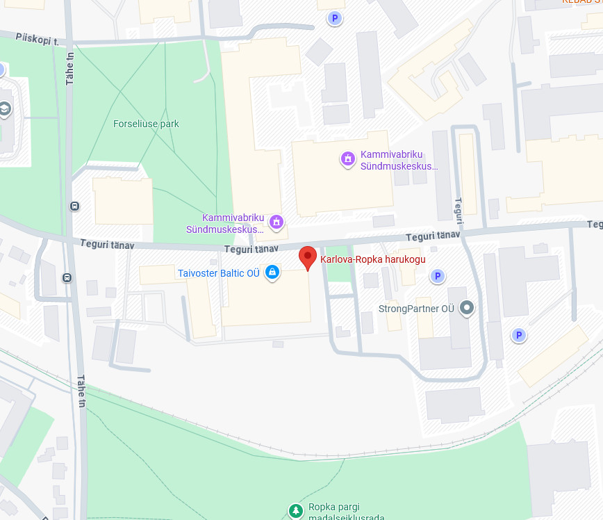 karlova harukogu kaardilink