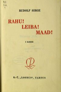 kaanepilt: rahu! leiba! maad!