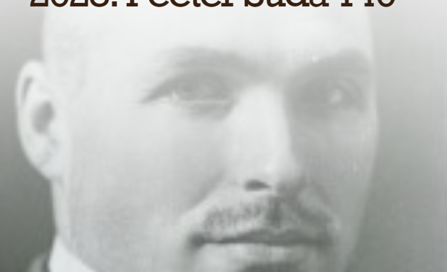 plakat Peeter Süda virtuaalnäitusele