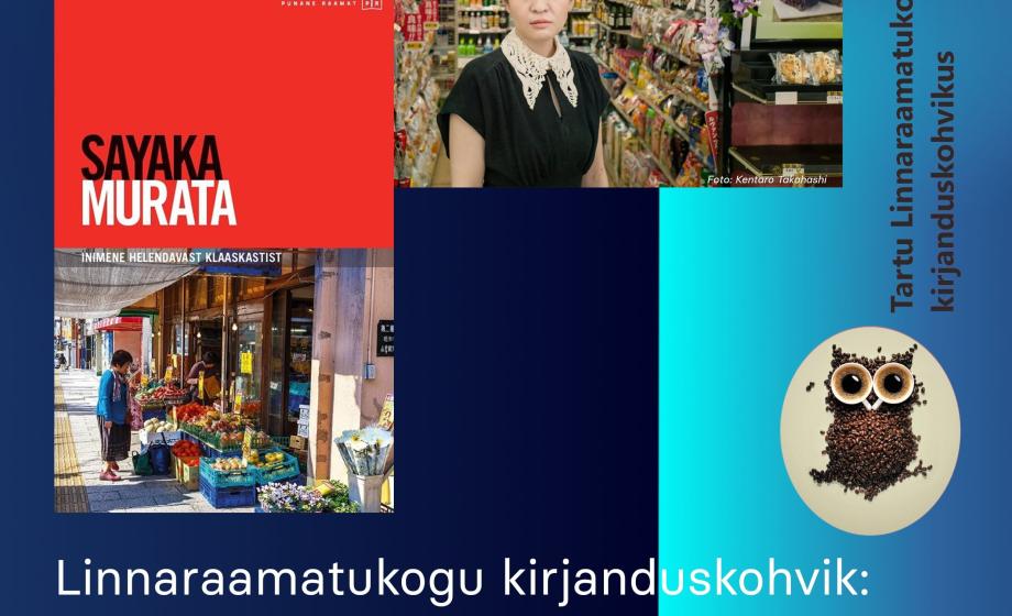 plakat kirjanduskohvikule Murata