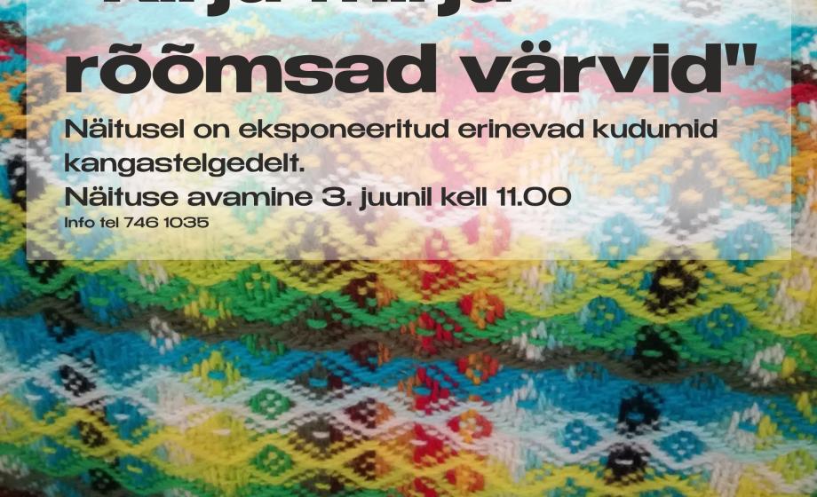 Plakat Tammelinna vaibanäitusele