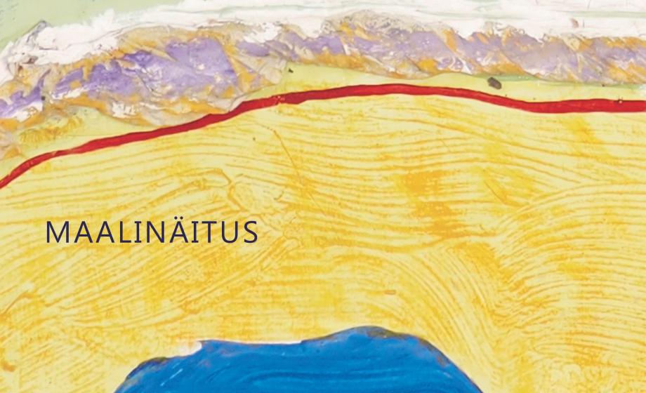 plakat Ungari kunstniku maalinäitusele